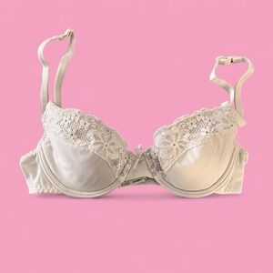 White Bra with Lace